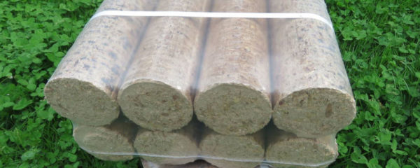 bûches compressées